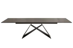 Ausziehbarer Esstisch PROMETHEUS 180-220-260cm Lava Keramik made in Italy