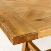 Ausziehbarer Esstisch RIVIERA 180-240cm natur recycelte Pinie Massivholz