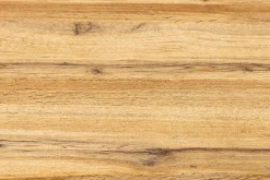 Ausziehbarer Esstisch WILD 160-200cm braun Wildeichen-Design schwarz Baumkante