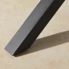 Ausziehbarer Outdoor Esstisch EMPIRE 200-250cm anthrazit Keramik Gartentisch
