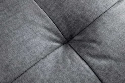 Ausziehbares Schlafsofa SMART 140cm grau Vogue Velours Samt 2-Sitzer Nosagfederung