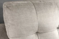 Ausziehbares Schlafsofa SMART 140cm champagner beige Vogue Velours Samt Nosagfederung
