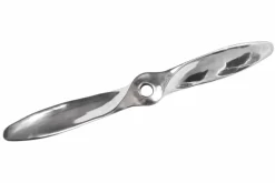Authentische Wanddekoration SCREW II 110cm silber Flugzeug Propeller