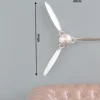 Authentische Wanddekoration SCREW III 60cm silber Flugzeug Propeller