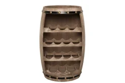 Authentisches Weinregal BODEGA 65cm natur Pinie Weinfass Shabby Chic