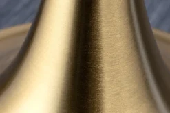 Barock Stehlampe LUCIE 160cm schwarz gold gebürstet Stehleuchte