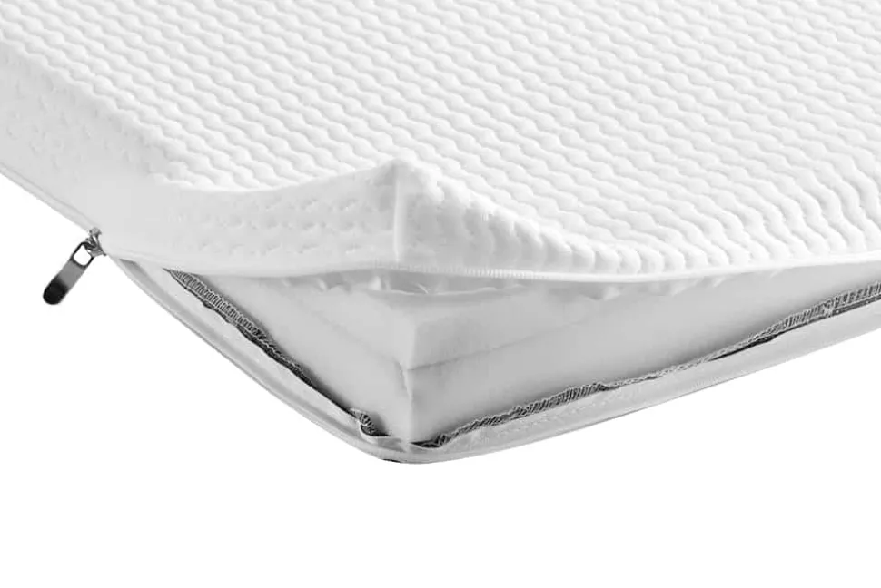 Bequeme Matratze mit Topper CLOUD FLEX 160x200cm dunkelgrau Tonnentaschenfederkern H3-4