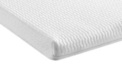 Bequeme Matratze mit Topper CLOUD FLEX 160x200cm dunkelgrau Tonnentaschenfederkern H3-4
