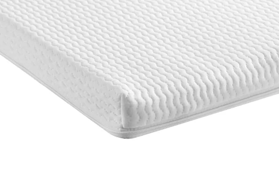 Bequeme Matratze mit Topper CLOUD FLEX 160x200cm dunkelgrau Tonnentaschenfederkern H3-4