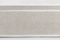 Bequeme Matratze mit Topper CLOUD FLEX 180x200cm greige Tonnentaschenfederkern H3-4
