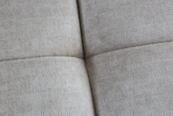 Big Sofa ELEGANCIA 285cm champagner beige Vogue Velours Samt inkl. Kissen Federkern