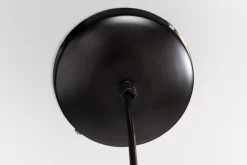 Boho Hängelampe VIENNA 45cm natur schwarz Wiener Geflecht Leuchte