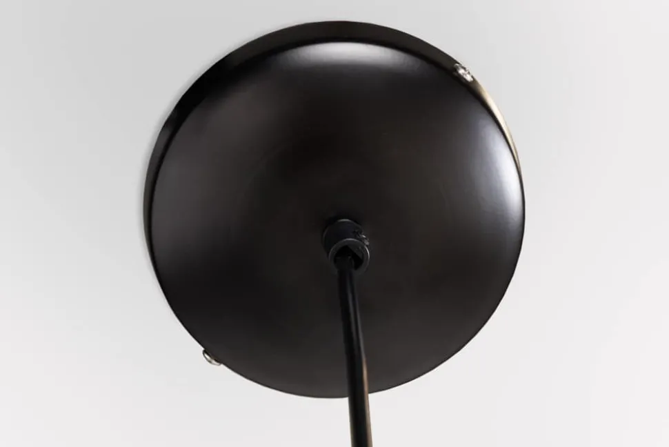 Boho Hängelampe VIENNA 45cm natur schwarz Wiener Geflecht Leuchte