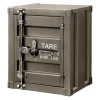 Container-Schrank GLOBETROTTER 50cm anthrazit Metall Nachttisch Beistellschrank