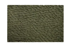 3D Hochflor Teppich DUNE 230x160cm dunkelgrün Hoch-Tief-Effekt