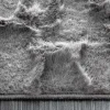 3D Hochflor Teppich DUNE 230x160cm anthrazit Hoch-Tief-Effekt