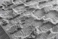 3D Hochflor Teppich DUNE 230x160cm anthrazit Hoch-Tief-Effekt
