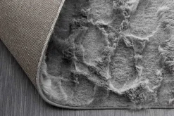 3D Hochflor Teppich DUNE 230x160cm anthrazit Hoch-Tief-Effekt