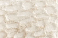 3D Hochflor Teppich DUNE 230x160cm beige Hoch-Tief-Effekt