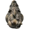 Deko-Figur WARTHOG 35cm bronze mit Ablagefach handmade
