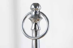 Dekorative Etagere PURE NATURE 68cm silber Mangoholz handmade drei Etagen
