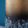 Dekorative Vase ABSTRACT 40cm gold Metall Patina handmade