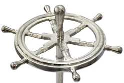 Dekorativer Schirmständer SEVEN SEAS 65cm silber Metall Regenschirmhalter
