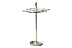 Dekorativer Schirmständer SEVEN SEAS 65cm silber Metall Regenschirmhalter