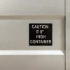 Design Aktenschrank GLOBETROTTER 180cm grau Eisen Container Upcycling Highboard