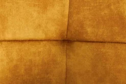 Design Barhocker EUPHORIA senfgelb Samt schwarze Metallbeine Barstuhl mit Lehne