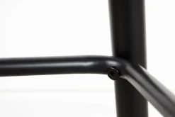 Design Barhocker MILANO petrol Samt Barstuhl mit Lehne Metall schwarz