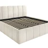 Design Boxbett ADLON 180x200cm beige Chenille Cremona mit Stauraum und Lattenrost