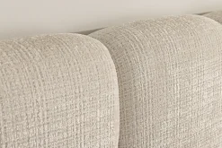 Design Boxbett ADLON 180x200cm beige Chenille Cremona mit Stauraum und Lattenrost