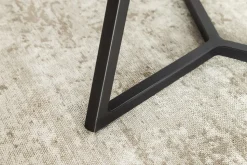 Design Couchtisch MARVELOUS 90cm schwarz gold sand Aurora Oro Keramik Metall