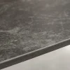 Design Couchtisch OSAKA 110cm anthrazit Keramik schwarz Metall mit Sterngestell