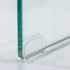 Design 3er Set Glas Couchtisch FANTOME 60cm Beistelltische transparent