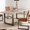 Design Freischwinger Stuhl OXFORD vintage braun Gestell Eisen