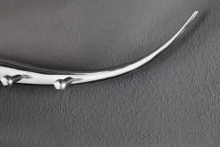 Design Garderobe BULL 100cm Aluminium Wanddekoration Stierkopf