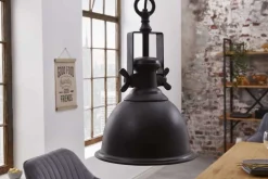 Design Hängelampe INDUSTRIAL 45cm schwarz bronze Industrial Stil