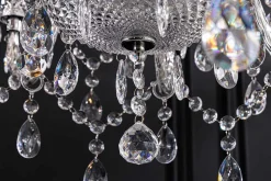 Design Kronleuchter CRYSTAL XL 80cm klar Acryl 15-armig Lüster