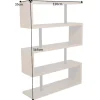 Design Regal SNAKE 165cm Eichenoptik Bücherregal mit fünf Böden
