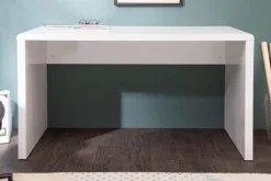 Design Schreibtisch FAST TRADE 120cm weiß Hochglanz Bürotisch