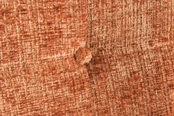 Design Sessel SCANDINAVIA rost braun Chenille Cremona schwarz Metall mit Armlehne