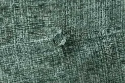 Design Sessel SCANDINAVIA grün Chenille Cremona schwarz Metall mit Armlehne