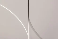 Design Sideboard SAVOY 180cm kaschmir weiß Marmor Keramik mit Stauraum und 3D-Front