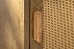 Design Sideboard VIENNA 120cm natur Wiener Geflecht Kommode