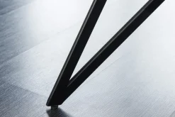 Design Sitzbank EUPHORIA 160cm senfgelb Samt Retrostil Ziersteppung Hairpin Legs Metallbeine Armlehnen