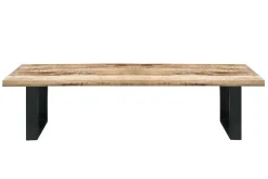 Design Sitzbank IRON CRAFT 170cm Mangoholz Eisen Industrial Design