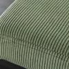 Design Sitzbank PETIT BEAUTÉ 80cm grün Cord schwarzes Gestell