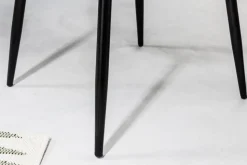 Design Stuhl AIRE schwarz Kunststoff Stahlgestell Indoor Outdoor inkl. Kissen